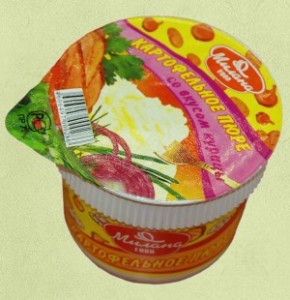 Пюре картофельное с грибами