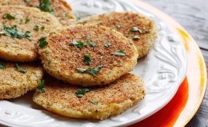 Картофельные блины с чесноком
