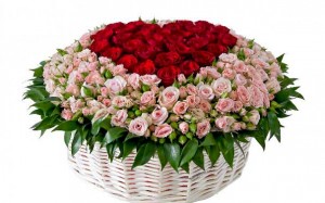 Корзины цветов
