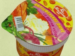 Пюре картофельное с грибами